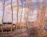 The Canal of Loing at Moret